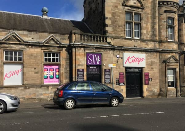 The incident happened outside Kittys.