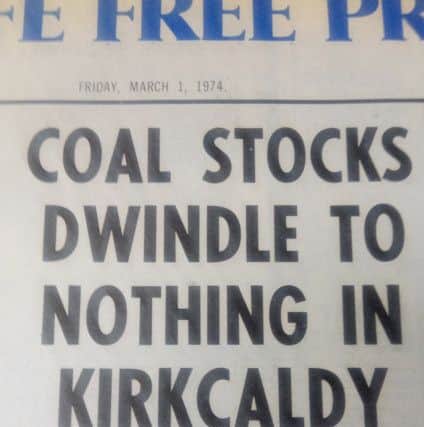 Fife Free Press coverage of 1974 miners' strike