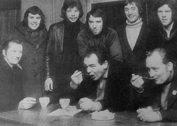 Miners strike 1974 - soup kitchen in Dysart, Kirkcaldy (Pic: Fife Free Press archives)