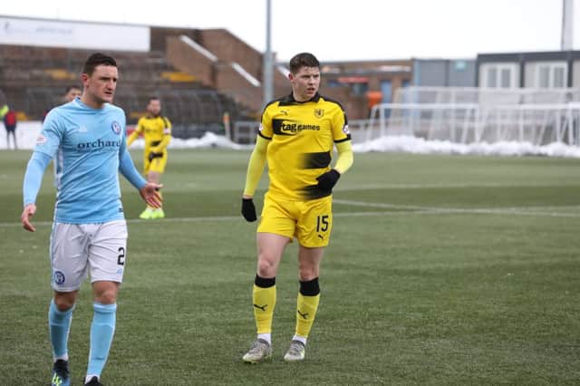 Kevin Nisbet during Saturday's match at Forfar (Pic by Chris Coutts)