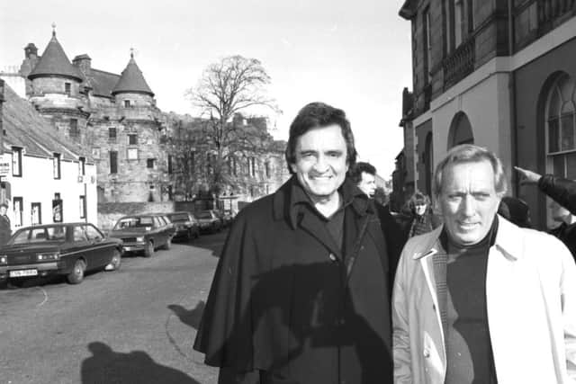 The American singer arrived in Fife for a concert at Falkland Palace  in October 1981.