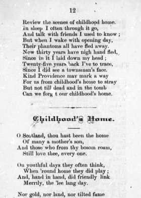 Here is the rest of Alexander Graham's poem about his home in Kirkcaldy.