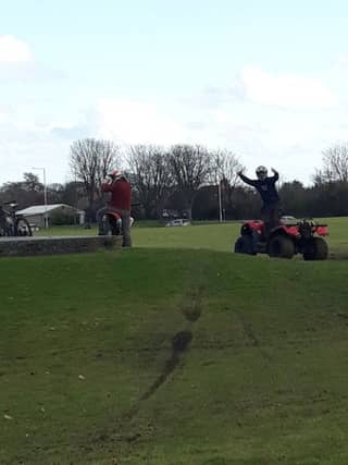 Quad bikes in Dunnikier Park