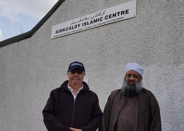 Dr Abdullah Ali and Ishfaq Mohammed of Kirkcaldy Islamic Centre