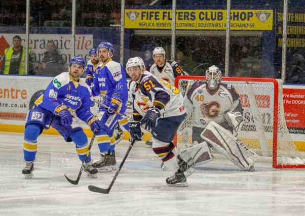 Fife Flyers play Guildford Flames at the Fife Ice Arena on Saturday (Pic by Jillian McFarlane)