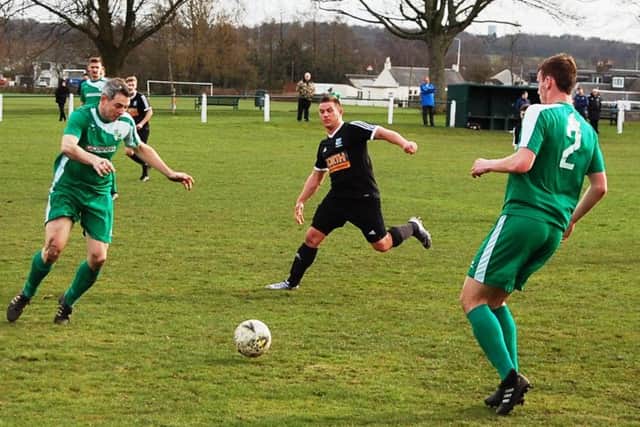Action from Saturday's 2-2 draw