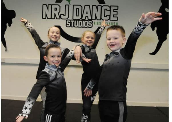 Four fife youngsters are set for the televised dance final. (Pic George McLuskie).
