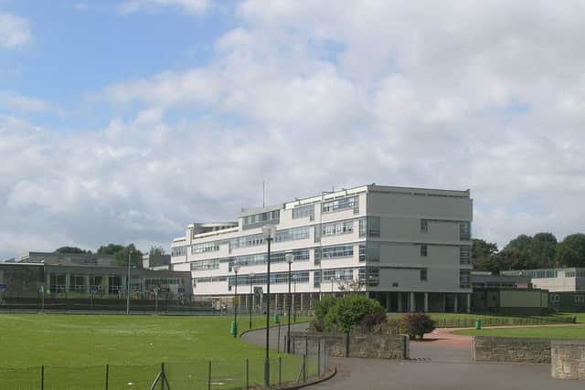 Balwearie High School in Kirkcaldy.