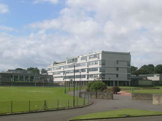 Balwearie High School in Kirkcaldy.