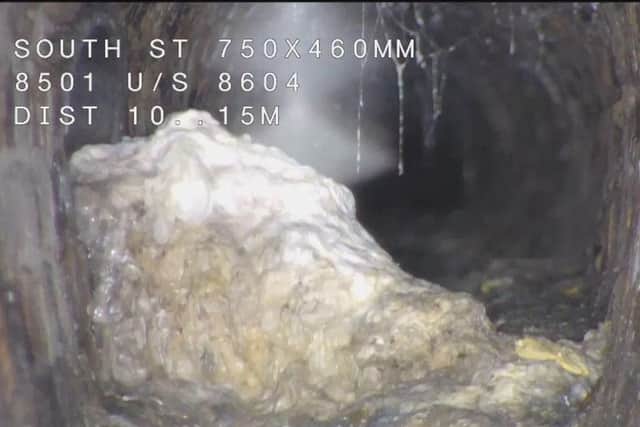 The fatbergs are a growing problem.