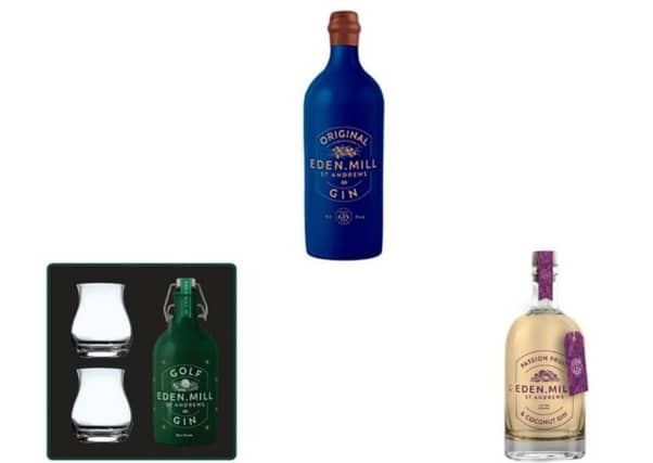 The Eden Mill products on sale at World Duty Free stores in airports.