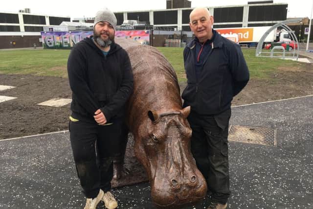 Kyran and Rory Thomas were commissioned to produce the new sculpture.