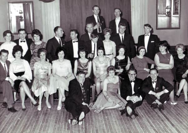 Handed in by reader Isobel Paul, this shows the staff of the Kirkcaldy High Street store Rent A Set - later renamed Radio Rentals - on a night out at the Parkway Hotel in 1966.