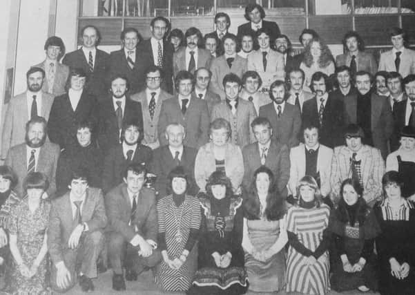 1977 Kirkcaldy Technical College - now part of Fife College -  at the annual awards.