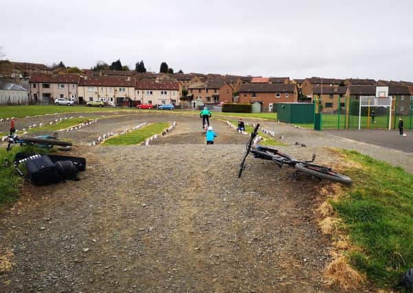 The current BMX facility in Kennoway.