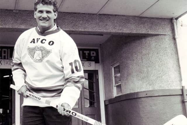 Fife Flyers - Canadian forward Fred Perlini, played 1987-88 (Pic: Bill Dickman/Fife Free Press)