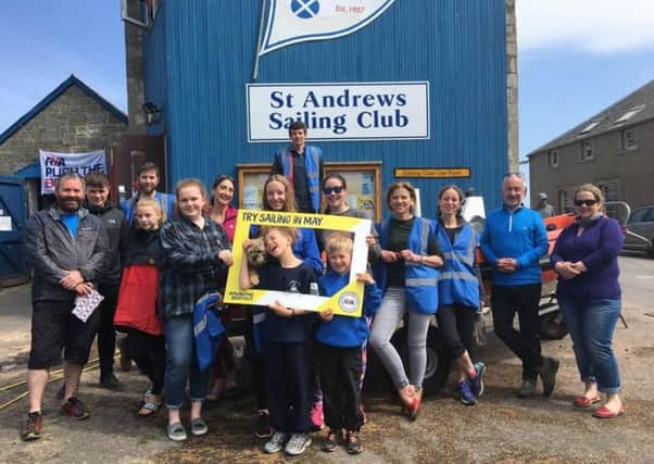 St Andrews Sailing Club are one of the organisations taking part in the taster days.