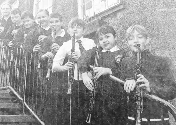The clarinet group at Auchtertool Primary School in 2007held a clarinet concert in 2007.