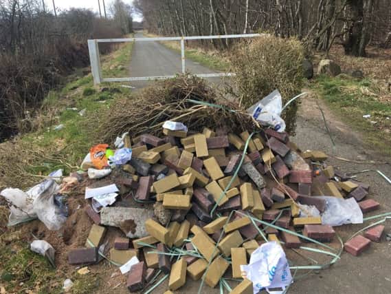 Instances in fly tipping accross Fife have increased by a third in just three years.