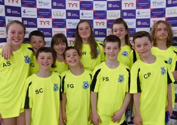 Step Rock swimmers at the SNAGs event in Glasgow.