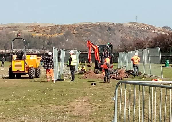 Work has started on the Links
