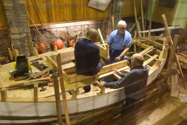 Boatyard...has become an integral part of the museum with volunteers working on not only the museum's flotilla but also projects for members of the public, bringing in much-needed funds for the attraction.