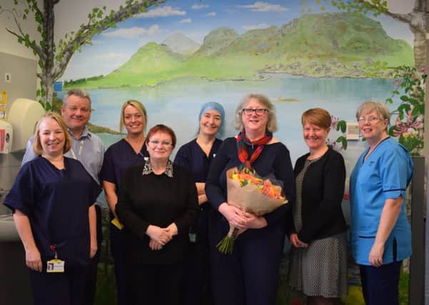 New mural forms part of recovery  area for dementia patientsa at Victoria Hospital, Kirkcaldy