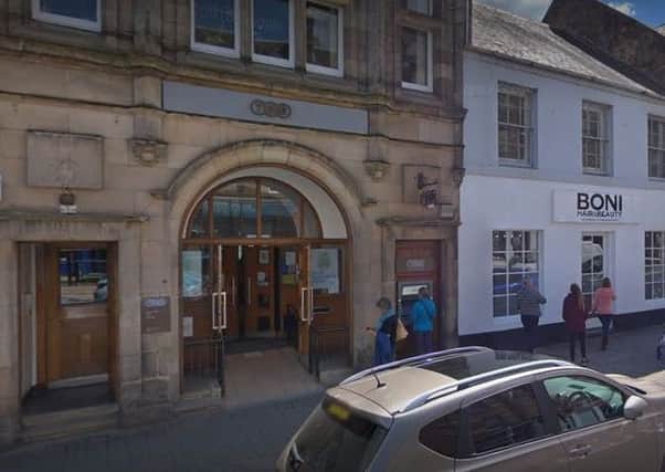 The TSB branch in Cupar which has announced will now operate reduced opening hours.