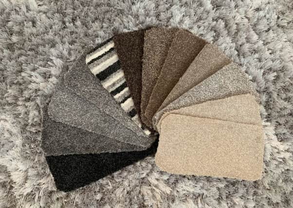 The Capaldi range of carpets.
