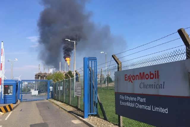 ExxonMobil say the flaring could continue for several days.