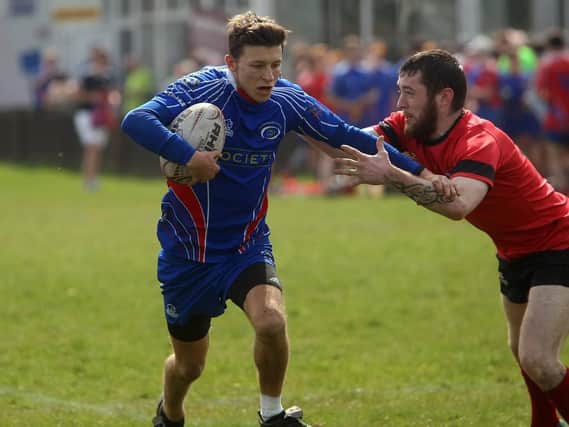 Action from the Kirkcaldy Sevens, held at Beveridge Park on Saturday. Pic: Michael Booth
