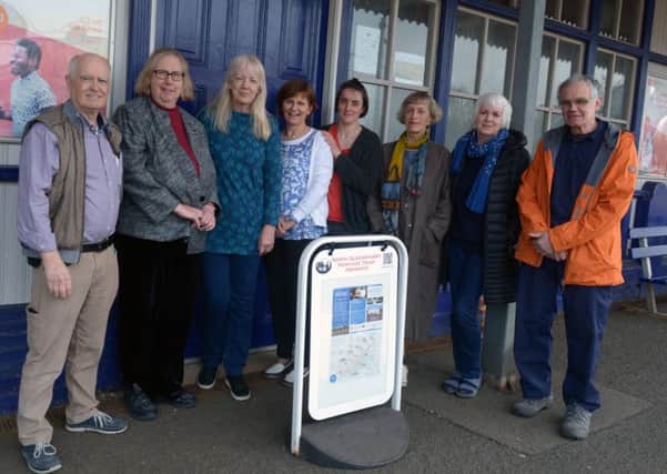 Some of the artists taking part in the annual Artline Open Doors weekend. From left: Garry Irvine, Maureen Sangster, Lynette Gray, Sheela Page, Lara Scouller, Susy Kirk, Sheena Watson and Paul Neal. Pic: George McLuskie.