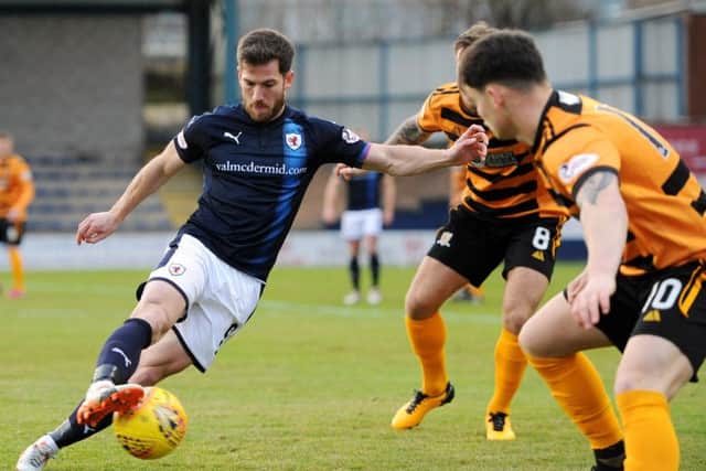 Hailed as a marquee signing, the striker has made over 60 appearances for the club since joining in 2017 scoring 25 goals. (Fife Photo Agency)