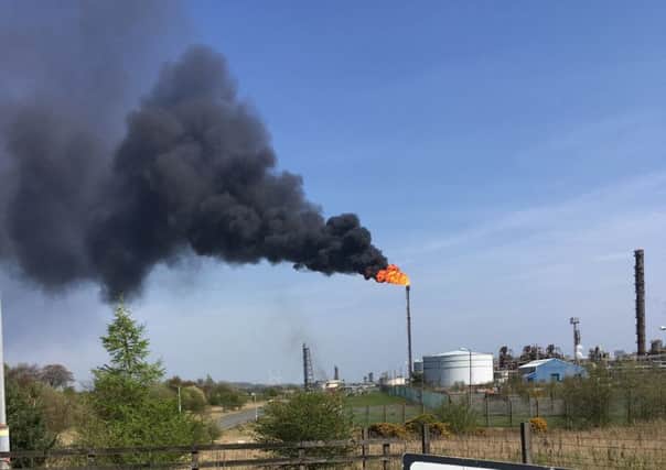 SEPA has launched a formal investigation into the recent flaring at the chemical plant at Mossmorran. (pic Neil Henderson)