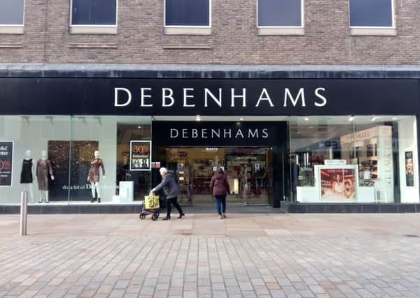 Debenhams in Kirkcaldy High Street is one of 22 stores which will close.