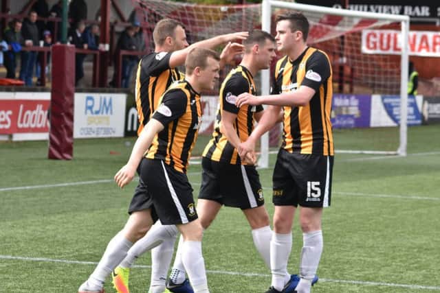 East Fife's celebrations soon turned sour at Stenny.