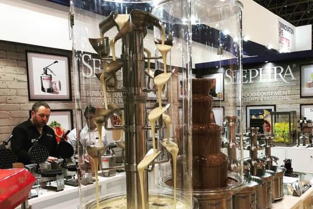 A Kirkcaldy-based chocolate fountain machine maker is to expand after securing a £500,000 loan. Sephra will use the money to buy the intellectual property (IP) rights to its branded products, previously held by a US company and expand into new markets.