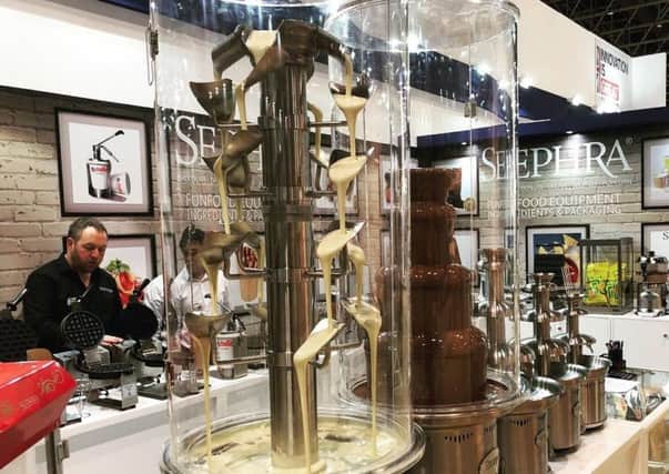 A Kirkcaldy-based chocolate fountain machine maker is to expand after securing a £500,000 loan. Sephra will use the money to buy the intellectual property (IP) rights to its branded products, previously held by a US company and expand into new markets.