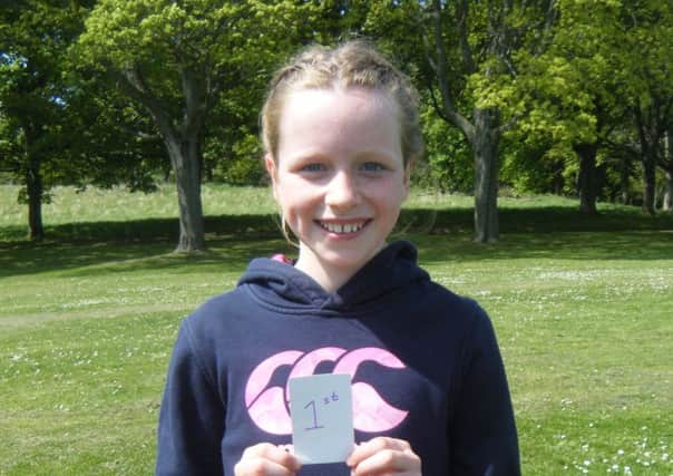 Isla Thoms won her race at the championships.