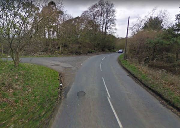 The incident happened near the B937. Picture: Google
