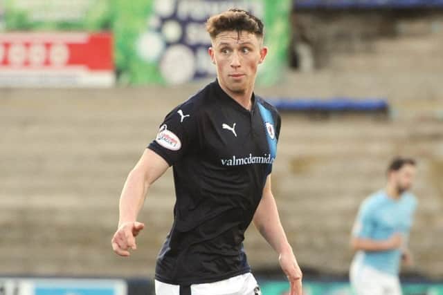 Rangers midfielder Jamie Barjonas is on loan at Raith Rovers. Pic: Fife Photo Agency