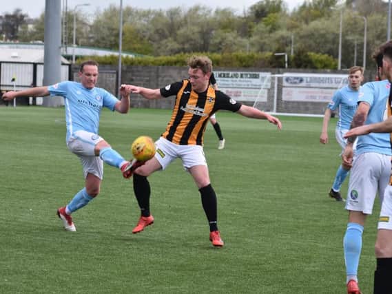 Chris Kane played his final game for East Fife on Saturday. Pic - Kenny Mackay.