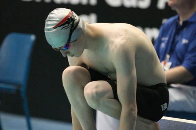 Cupar and District swimmer Oliver Carter