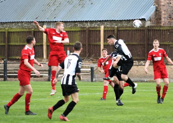 Newburgh swept aside YM at the weekend. Pic by Graham Strachan.