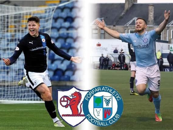 Raith and Forfar top scorers Kevin Nisbet and John Baird will be key men for their respective teams.