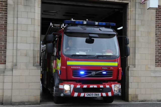 Firefighters were called out to Cardenden