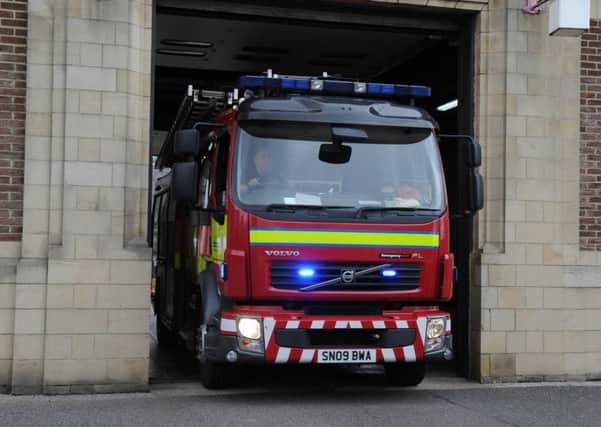 Firefighters were called out to Cardenden