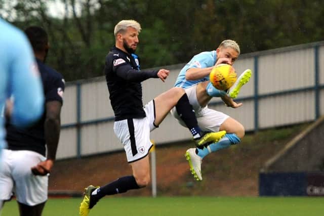 Stark's Park - Kirkcaldy - Fife -
Raith v Forfar - Iain Davidson v John Baird -
credit- Fife Photo Agency