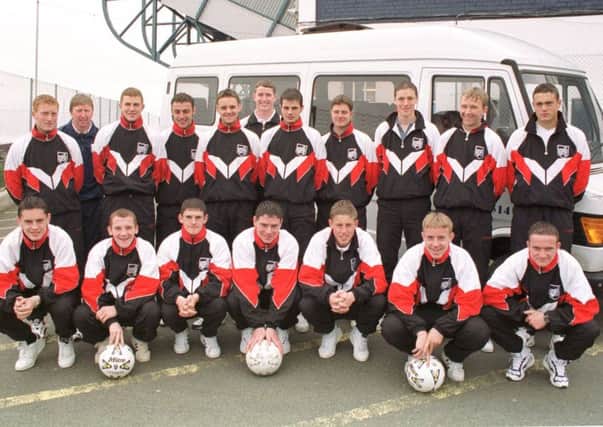 Raith Rovers youth team 1999 (Pic: Fife Free Press)