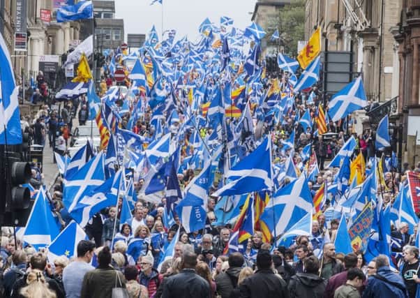 AUOB march in Glasgow - now it is coming to Fife (Pic: John Devlin)